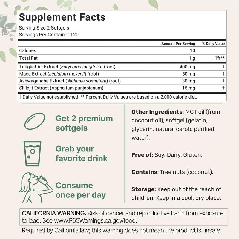 Virole™ Tongkat Ali+ Capsules